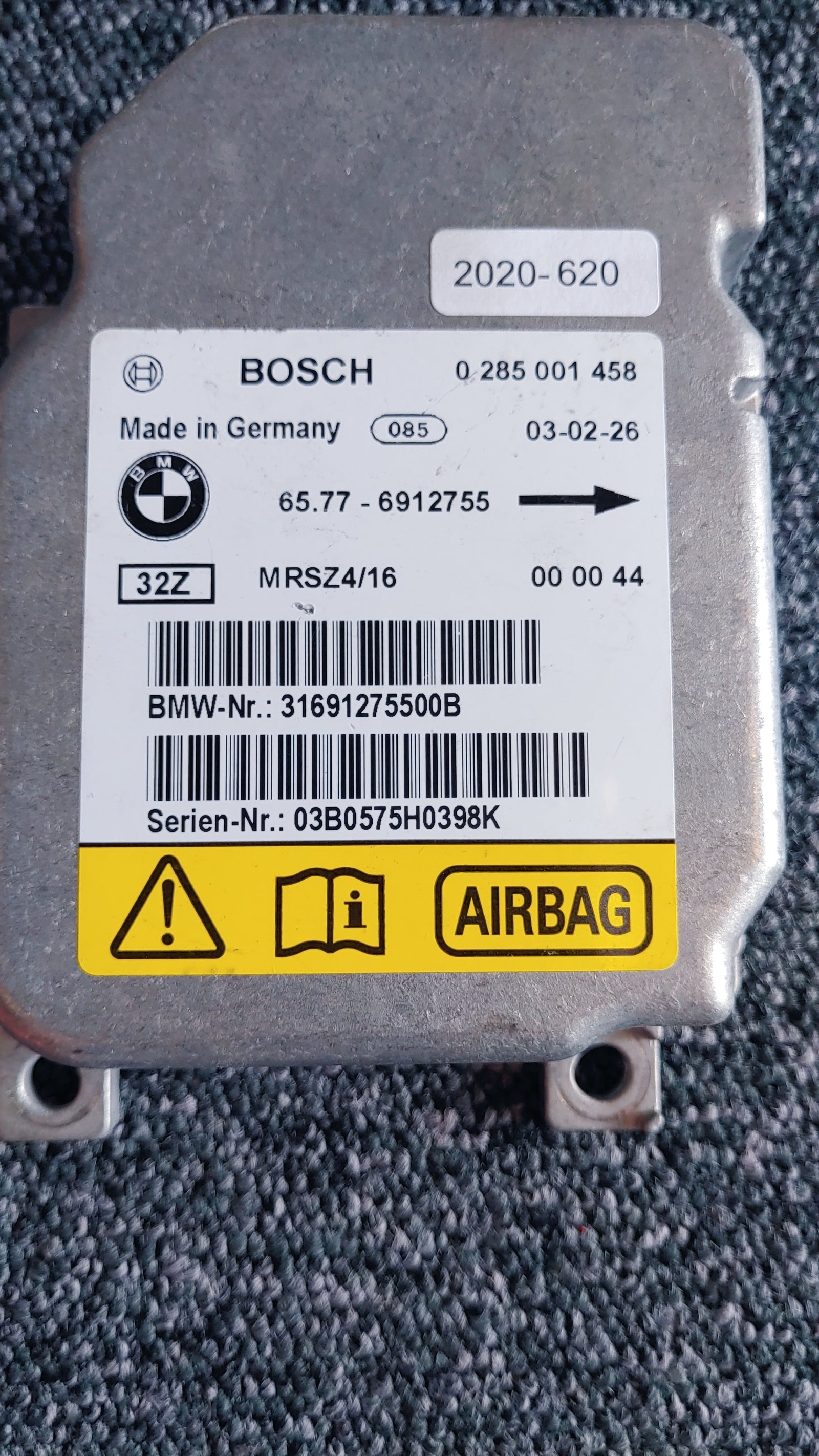 BMW E46 Airbag-Steuergerät Bild 1