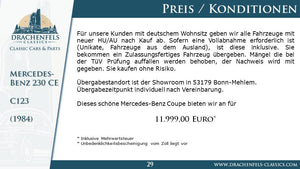 2024 - Mercedes-Benz 230 CE (W123) (1984) Vorschau 25