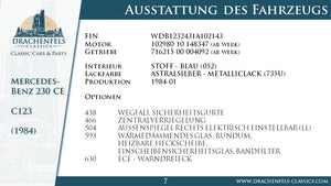 2024 - Mercedes-Benz 230 CE (W123) (1984) Vorschau 23
