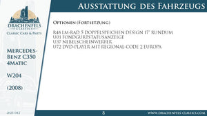 2022 - Mercedes-Benz C 350 (2008) Vorschau 8