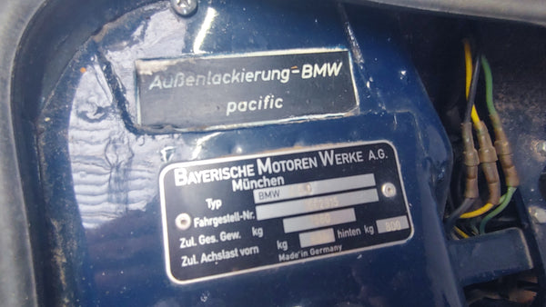 BMW 2000 C Automatik (1968) Kundenauftrag