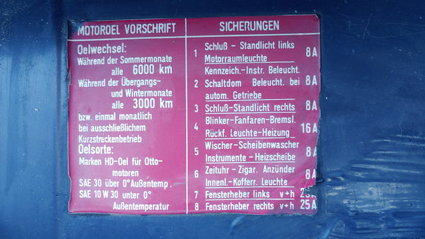 BMW 2000 C Automatik (1968) Kundenauftrag