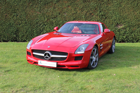 Mercedes SLS AMG - im Kundenauftrag (Seltene Farbkombi, 2. Hand, Service neu)