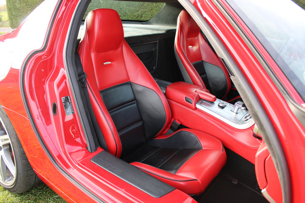 Mercedes SLS AMG - im Kundenauftrag (Seltene Farbkombi, 2. Hand, Service neu)