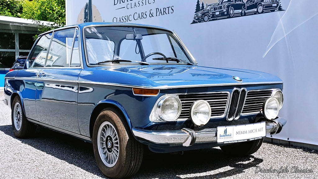 BMW 2002 (1968) (Schiebedach, Ausstellfenster, Alufelgen)