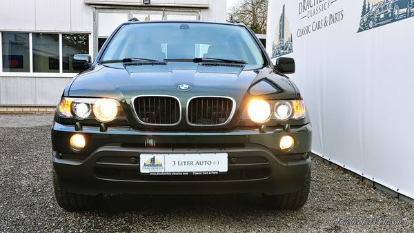 BMW X5 3.0iA (AHK, Vollleder, Navi, 20" Alus) (2003).