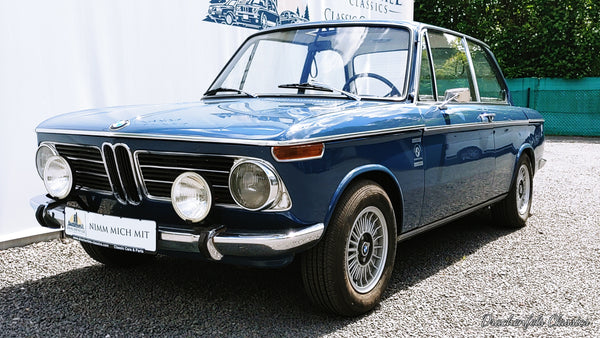 BMW 2002 (1968) (Schiebedach, Ausstellfenster, Alufelgen)