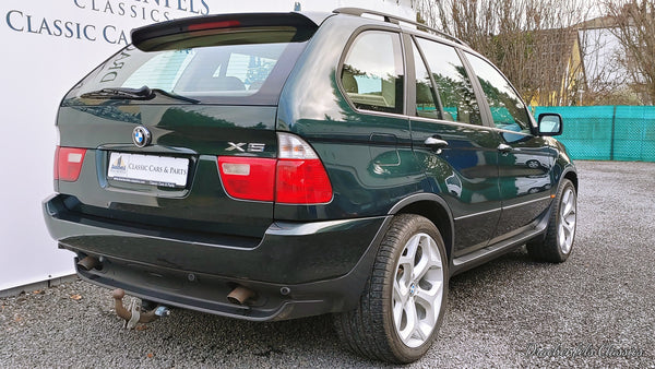 BMW X5 3.0iA (AHK, Vollleder, Navi, 20" Alus) (2003).