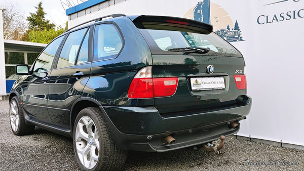 BMW X5 3.0iA (AHK, Vollleder, Navi, 20" Alus) (2003).