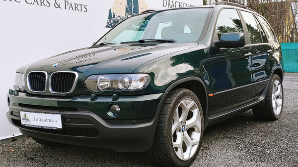 BMW X5 3.0iA (AHK, Vollleder, Navi, 20" Alus) (2003).