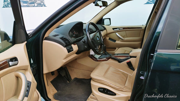 BMW X5 3.0iA (AHK, Vollleder, Navi, 20" Alus) (2003).