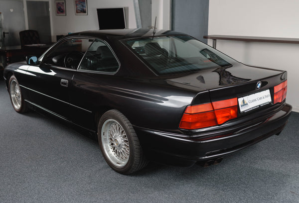 BMW 850i (E31) Vollleder, Klimaautomatik, eSSD (1991).