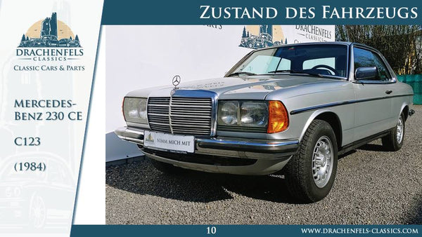 Mercedes-Benz 230 CE (W123) Handschalter (1984).