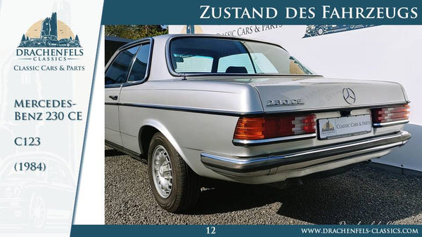 Mercedes-Benz 230 CE (W123) Handschalter (1984).