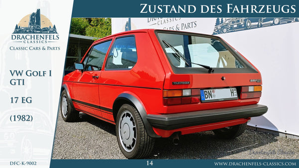 VW Golf I GTI (Pirellifelgen, Schiebedach, Sportsitze) (1982)