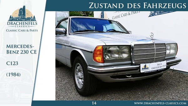 Mercedes-Benz 230 CE (W123) Handschalter (1984).