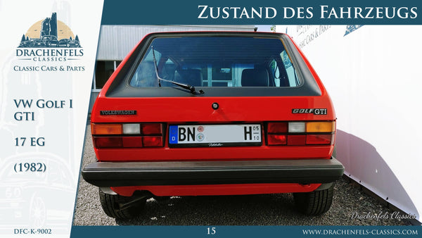 VW Golf I GTI (Pirellifelgen, Schiebedach, Sportsitze) (1982)