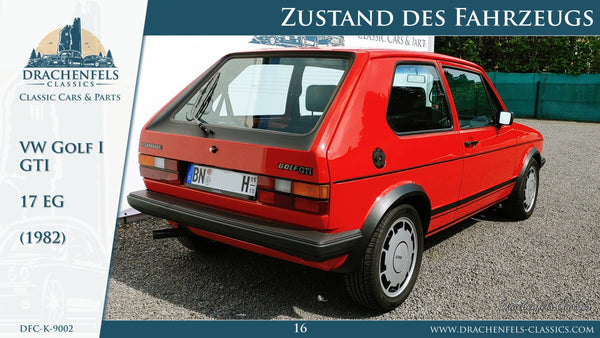 VW Golf I GTI (Pirellifelgen, Schiebedach, Sportsitze) (1982)
