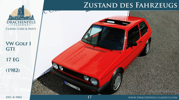 VW Golf I GTI (Pirellifelgen, Schiebedach, Sportsitze) (1982)
