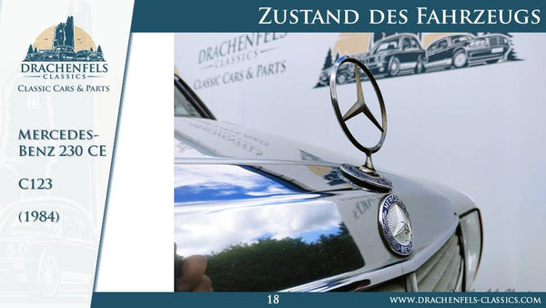 Mercedes-Benz 230 CE (W123) Handschalter (1984).
