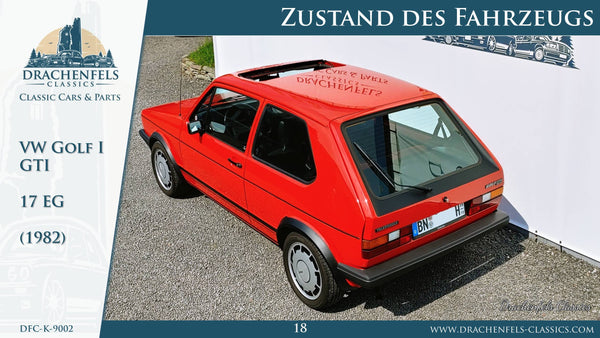 VW Golf I GTI (Pirellifelgen, Schiebedach, Sportsitze) (1982)