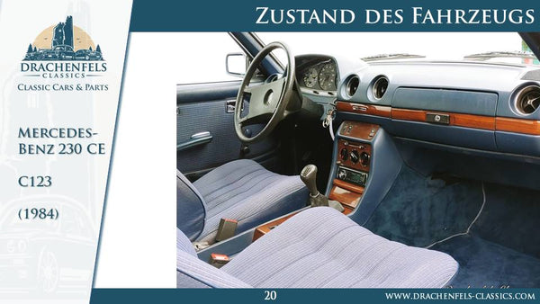 Mercedes-Benz 230 CE (W123) Handschalter (1984).