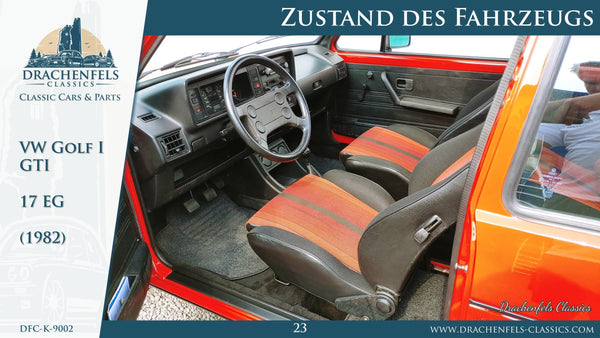VW Golf I GTI (Pirellifelgen, Schiebedach, Sportsitze) (1982)