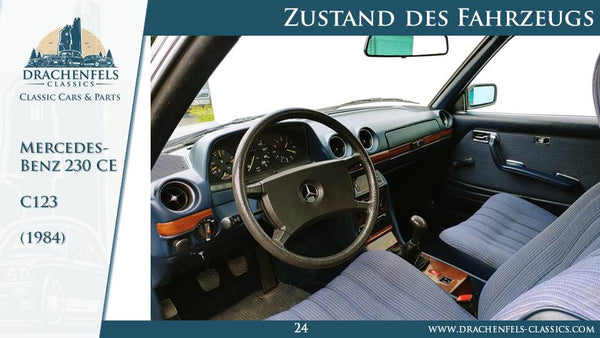 Mercedes-Benz 230 CE (W123) Handschalter (1984).