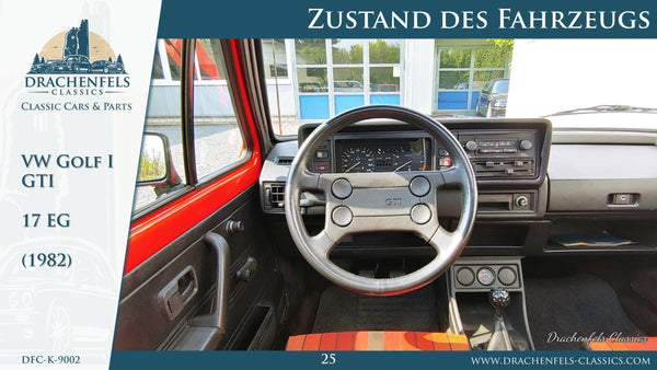 VW Golf I GTI (Pirellifelgen, Schiebedach, Sportsitze) (1982)