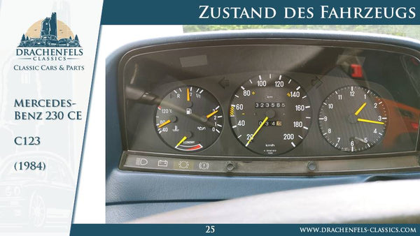 Mercedes-Benz 230 CE (W123) Handschalter (1984).