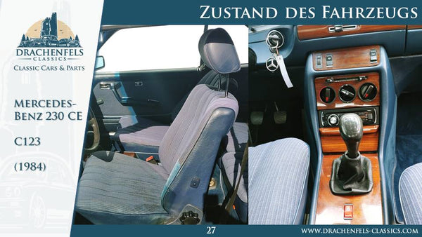 Mercedes-Benz 230 CE (W123) Handschalter (1984).