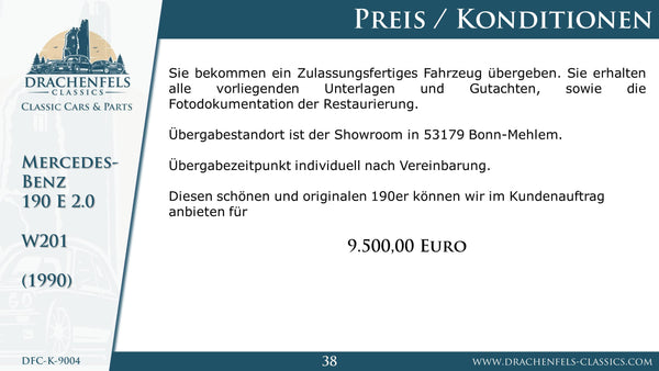 2023 - Mercedes-Benz 190 E 2.0 (1990)