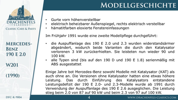2023 - Mercedes-Benz 190 E 2.0 (1990)