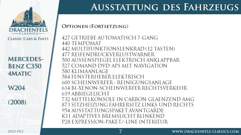 2022 - Mercedes-Benz C 350 (2008) Bild 7