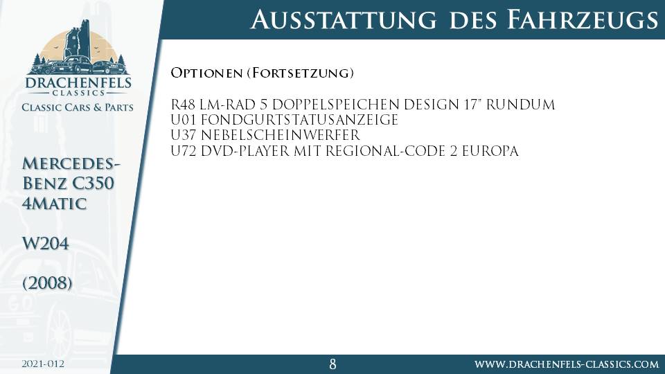 2022 - Mercedes-Benz C 350 (2008) Bild 8
